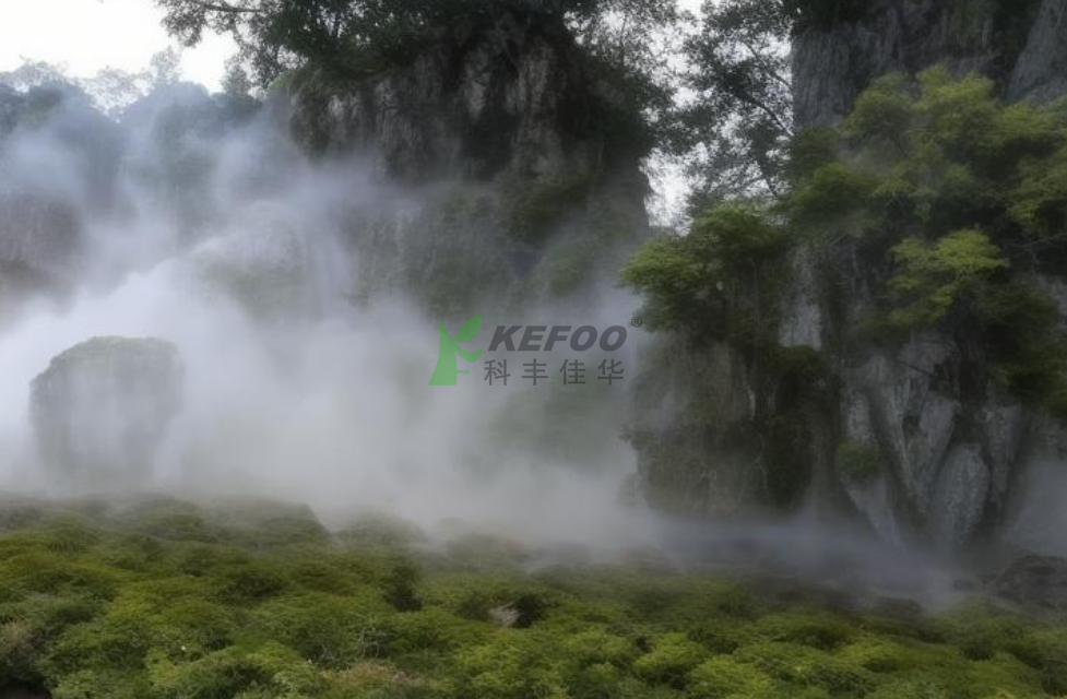 北京大興售樓處景觀噴霧造景_霧森系統(tǒng)